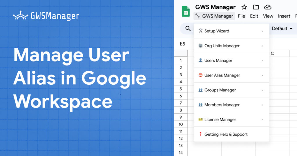 Manage User Alias in Google Workspace